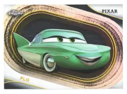 2025 Topps Chrome Disney Trading Card 53 Flo CARS - Image 1