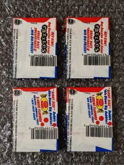 (4) 1986 Fleer Basketball Wax Pack From Box Authentic Sealed - Image 2