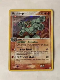2004 Machamp 9/101 Holo Pokemon Card - MP Moderate Play - Image 1