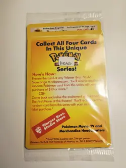 Factory Error EXTRA CARD Sealed Pokemon WB Promo Dragonite And Electabuzz - Image 1