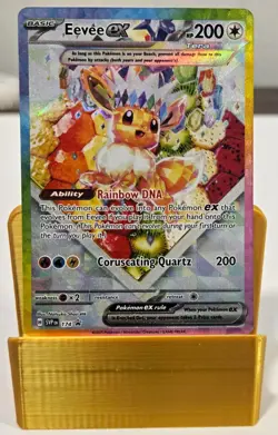 Eevee ex 174 Tera Rainbow Holo NM/Mint Pokemon TCG Card SVP 200 HP 🔥 - Image 1