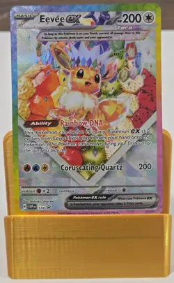 Eevee ex 174 Tera Rainbow Holo NM/Mint Pokemon TCG Card SVP 200 HP 🔥 - Image 2