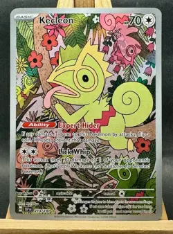 Kecleon Illustration Rare Pokemon Trading Card Game: Surging Sparks 213/191 NM - Image 1