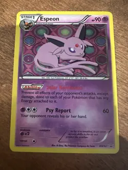 Espeon BW92 Black & White Promo Holo Rare Pokemon Card Eeveelution - Image 1