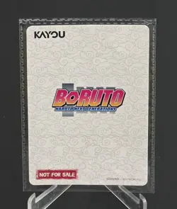 Kayou Naruto Promo Card Boruto Uzumaki NREA-PR-001 NEW SEALED - Image 2