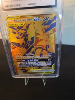 CGC 10 GEM MINT Pikachu & Zekrom GX 2021 Black Star Promos SM248 Pokemon Card - Image 2