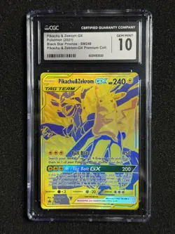 Pokemon TCG SM248 Pikachu & Zekrom GX Tag Team Promo Card - Image 1