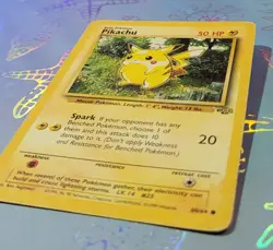 1999 Pikachu 60/64 Jungle Pokemon Card MP - Image 3