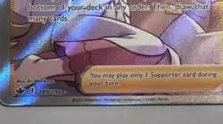 Caitlin 189/198 Chilling Reign NM Full Art Ultra Rare Pokemon Card - Image 4