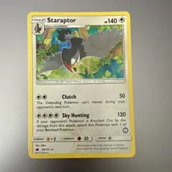 POKEMON Staraptor 83/111 Rare Crimson Invasion Card TCG TRADING - Image 1