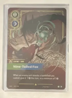League of Legends Nine-Tailed Fox Ahri Legend Card 303/290 Overnumbered - Image 1
