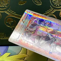 Team Rocket's Handiwork 124/124 Fates Collide Full Art Holo Pokemon Card MP+ - Image 4