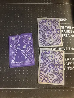 Pokemon TCG Paldean Fates ETB (Mimikyu) Card Dividers, 3 Card Dividers, LP - Image 2