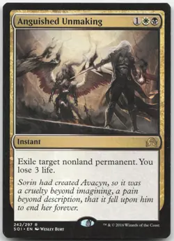 Anguished Unmaking - Shadows over Innistrad - Rare - Magic: The Gathering - Image 1