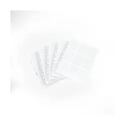 GameGenic Card Storage 18-Pocket Side Loading Pages - White (10) New - Image 2