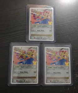 Pokemon Celebrations Zacian LV. X #SWSH135 Promo (3) 25th Anniversary - Image 3