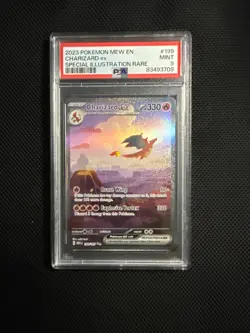 2023 Pokemon 151 Charizard EX 199/165 PSA 9 Mint Special Illustration Rare SIR - Image 1