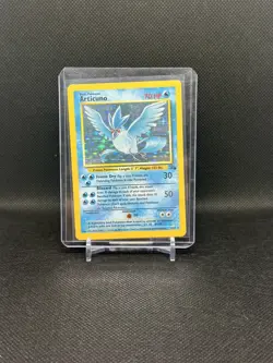 Vintage Pokemon TGC Base Set Articuno Fossil 2/62 Holo Rare LP+ - Image 2
