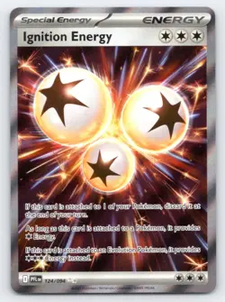 Ignition Energy 124/094 Ultra Rare Phantasmal Flames Pokemon Holo Near Mint - Image 1