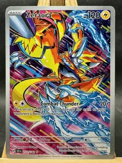 Zeraora - Illustration Rare Pokemon TCG SV07: Stellar Crown 151/142 NM - Image 1