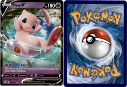 2020 Pokemon, Darkness Ablaze, #69/189 Mew V, Holo Ultra Rare - Image 1
