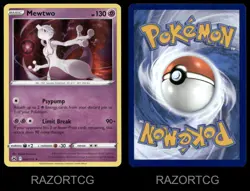 MEWTWO 059/159 HOLO R CROWN ZENITH POKEMON HOLO NM/M - Image 3