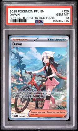 2025 Pokemon Phantasmal Flames Dawn Special Illustration Rare #129 PSA 10 GEM MT - Image 1