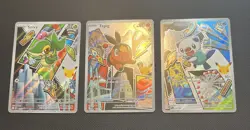 Series 2 Pokemon First Partner Illustration - Snivy 049, Tepig 050, Oshawott 051 - Image 1