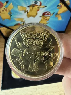 Pokemon GO Pikachu 24k Gold plated Collection Set 5pcs w/Box & COA - Image 2