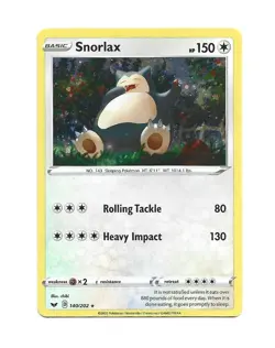 Pokemon TCG - Snorlax Cosmos Holo 140/202 - Sword and Shield Blister Exclusive - Image 1