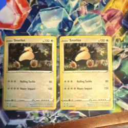 Pokemon TCG Pokemon snorlax blister promo x2 - Image 2