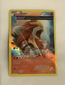 Pokemon- XY Ancient Origins- Entei 15/98 Rare Holo NM - Image 2