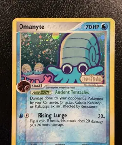Pokemon TCG Omanyte 60/92 Ex Legend Maker Reverse Holo Stamped MP - Image 2