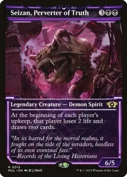 Seizan, Perverter of Truth - Showcase MOM LP MTG - Image 1