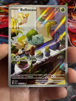 Pokemon TCG Bulbasuar 143/142 Holo Sv07 Stellar Crown Near Mint UK - Image 1