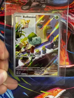 Pokemon TCG Bulbasuar 143/142 Holo Sv07 Stellar Crown Near Mint UK - Image 3