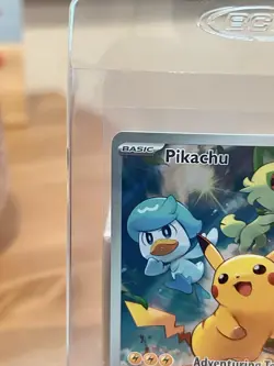 Pokemon TCG Pikachu Black Star Promo 027 NM Scarlet & Violet Paldea Evolved - Image 2