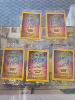 Ancient Mew x5 - Sealed Unopen Holo Foil Pokemon Vintage Rare movie promos - Image 2