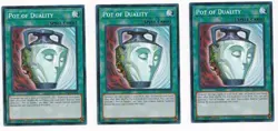 Yugioh [3x] Pot of Duality YS17-EN028 1st Edition Playset - Image 1
