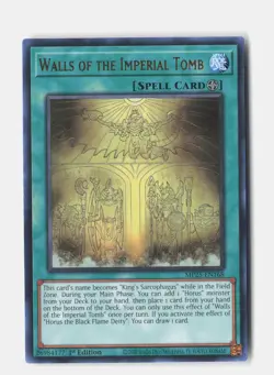 Yugioh #MP25-EN168 Walls of the Imperial Tomb - Image 1