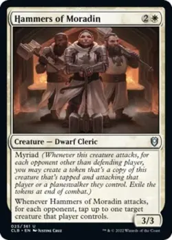 Hammers of Moradin - Near Mint MTG Commander Legends: Battle for Baldur's Gate - Image 1