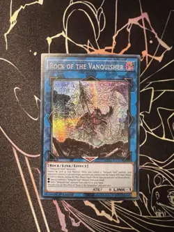 Yugioh Rock The Vanquisher MP24-EN141 Prismatic Secret Rare NM - Image 1