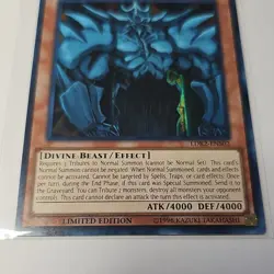 Konami Yu-Gi-Oh! Obelisk the Tormentor LDK2-ENS02 Ultra Rare Holo Limited - Image 2