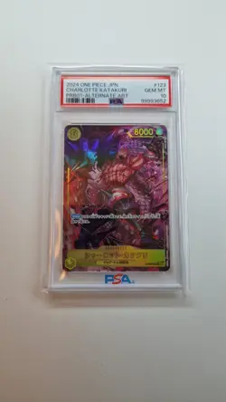 One Piece Katakuri PRB01 SEC Alternate Art PSA 10 Japanese - Image 1