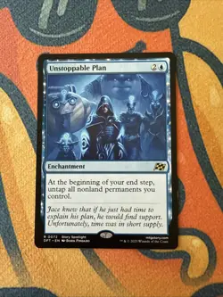 Unstoppable Plan Regular - Aetherdrift MTG-NM - Image 1