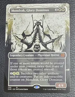 Mondrak, Glory Dominus (Showcase) Phyrexia: All Will Be One Regular MTG NM Magic - Image 1