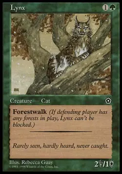 Lynx - Light Play MTG Portal Second Age - Image 1