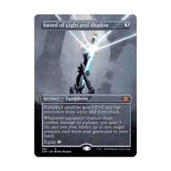 WOTC MtG Double Masters Sword of Light and Shadow (Borderless) (MR) NM - Image 1