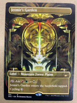 MTG 1x BORDERLESS Jetmir's Garden # 291 Strixhaven: School of Mages Magic x1 NM - Image 1