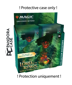 Protection Plexi - Display 12 Boosters Magic MTG - Duty Aux UV - Lotr - Image 1